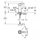 Grohe Grandera bateria umywalkowa 23310IG0