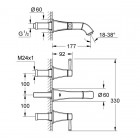 Grohe Grandera bateria umywalkowa podtynkowa 20414000