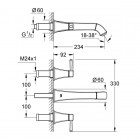 Grohe Grandera bateria umywalkowa podtynkowa 20415000
