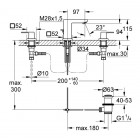 Grohe Eurocube bateria umywalkowa 20351000