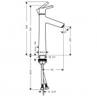 Hansgrohe Talis S bateria umywalkowa 72031000
