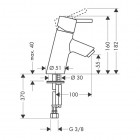 Hansgrohe Talis S bateria umywalkowa 32031000