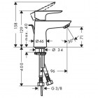 Hansgrohe Talis E bateria umywalkowa LowFlow 71705000