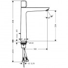 Hansgrohe Talis Select E bateria umywalkowa wysoka
