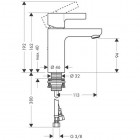 Hansgrohe Metris S bateria umywalkowa 31068000
