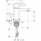 Hansgrohe Metris S bateria umywalkowa