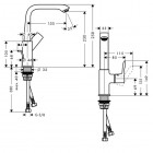 Hansgrohe Metris bateria umywalkowa 31087000