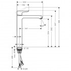 Hansgrohe Metris bateria umywalkowa 31184000