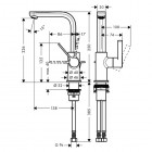 Hansgrohe Metris S bateria umywalkowa 31159000