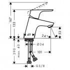 Hansgrohe Focus bateria umywalkowa 31604000