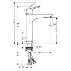 Hansgrohe Focus bateria umywalkowa 31608000