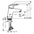 Hansgrohe Logis bateria umywalkowa 71076000