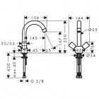 Hansgrohe Logis bateria umywalkowa 71222000