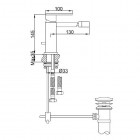 Kohlman Nexen bateria bidetowa QB130U