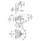 Grohe Eurostyle bateria wannowa 3359230A