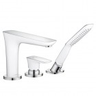 Hansgrohe Pura Vida bateria wannowa 3-otworowa ze słuchawką