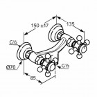 Kludi Adlon bateria natryskowa