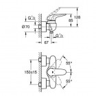 Grohe Eurostyle bateria prysznicowa 23722003