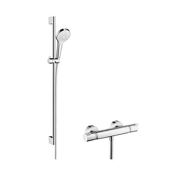 Hansgrohe zestaw prysznicowy Croma Select E Vario/Ecostat Combi 0,65 m lub 0,90 m 27013400