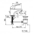 Tres Monotres 2000 bateria umywalkowa 177104