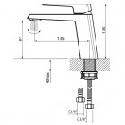 Vedo Sette bateria umywalkowa VBS7001