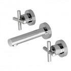 Tres Bimax Tres bateria umywalkowa podtynkowa wylewka 160 mm