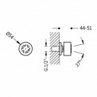 Tres dysza natryskowa boczna 9134915
