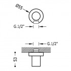 Tres przyłącze kątowe 20518301