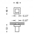 Tres przyłącze kątowe 00618301