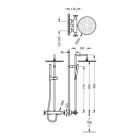Tres Bimax Tres zestaw termostatyczny natryskowy 06339301