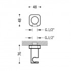 Tres uchwyt do słuchawki z przyłączem 20018201