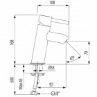 Tres Alplus bateria umywalkowa 20390301