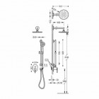Tres Alplus zestaw podtynkowy 20318003