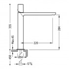 Tres Max Tres bateria umywalkowa wylewka perlator 06120306