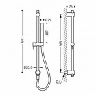 Tres zestaw natryskowy z przyłączem wody 06193102
