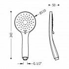 Tres słuchawka prysznicowa 29963106