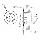 Tres dysza natryskowa boczna 9161515