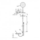 Tres Max Tres zestaw termostatyczny natryskowy 06138502