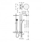 Tres Max Tres komplet wannowy termostatyczny 06231201