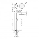 Tres Bimax Tres zestaw termostatyczny wannowy 06331201