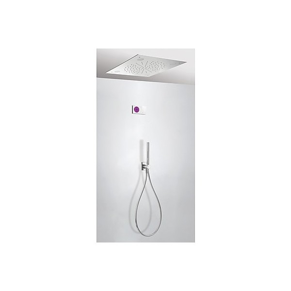 Tres Shower Technology zestaw natryskowy z baterią termostatyczną chromoterapia 09286566