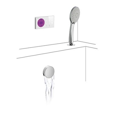 Tres Shower Technology zestaw wannowy z baterią termostatyczną 09286573