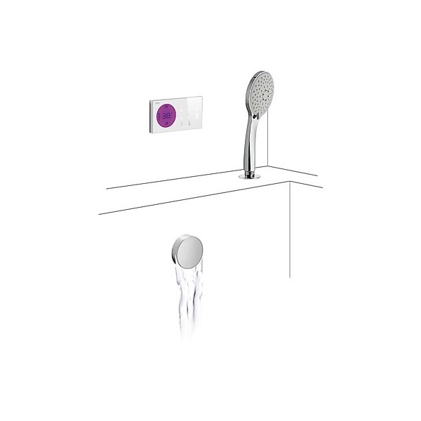 Tres Shower Technology zestaw wannowy z baterią termostatyczną 09286573