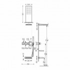 Tres zestaw wannowo-natryskowy termostatyczny podtynkowy 20725305