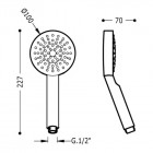 Tres słuchawka prysznicowa 29974802