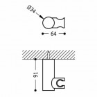 Tres uchwyt prysznicowy 161839