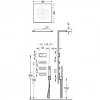 Tres Shower Technology zestaw natryskowy z baterią termostatyczną 09286313