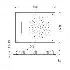 Tres deszczownica 500x650 mm