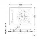 Tres deszczownica chromoterapia 500x650 mm