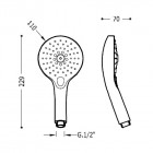 Tres słuchawka prysznicowa 29974905